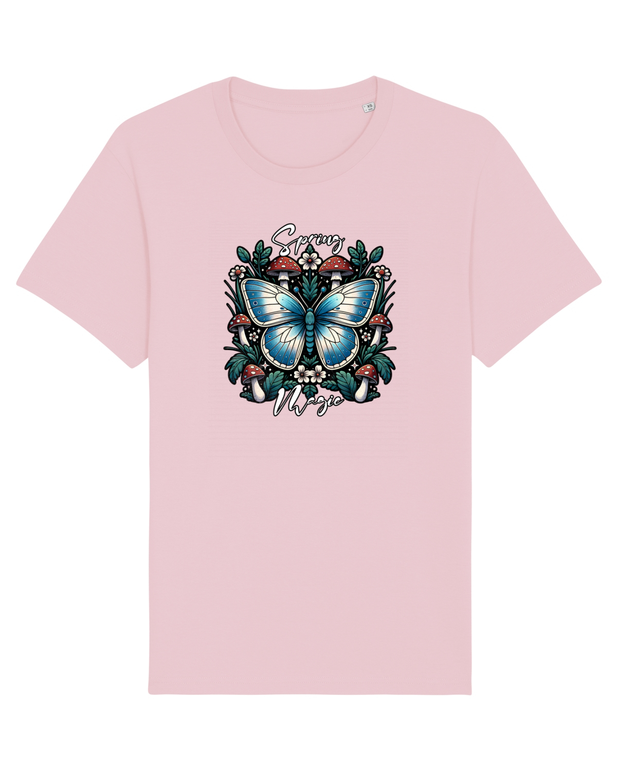 Tricou mânecă scurtă Unisex Rocker Cotton Pink