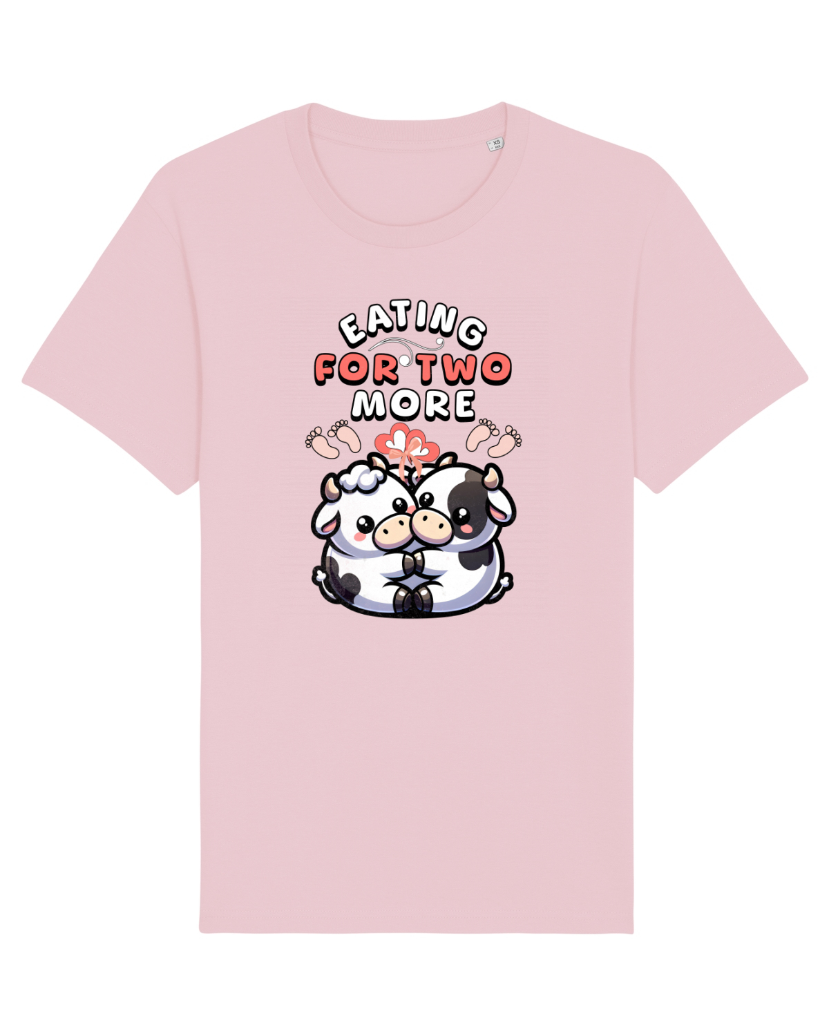 Tricou mânecă scurtă Unisex Rocker Cotton Pink