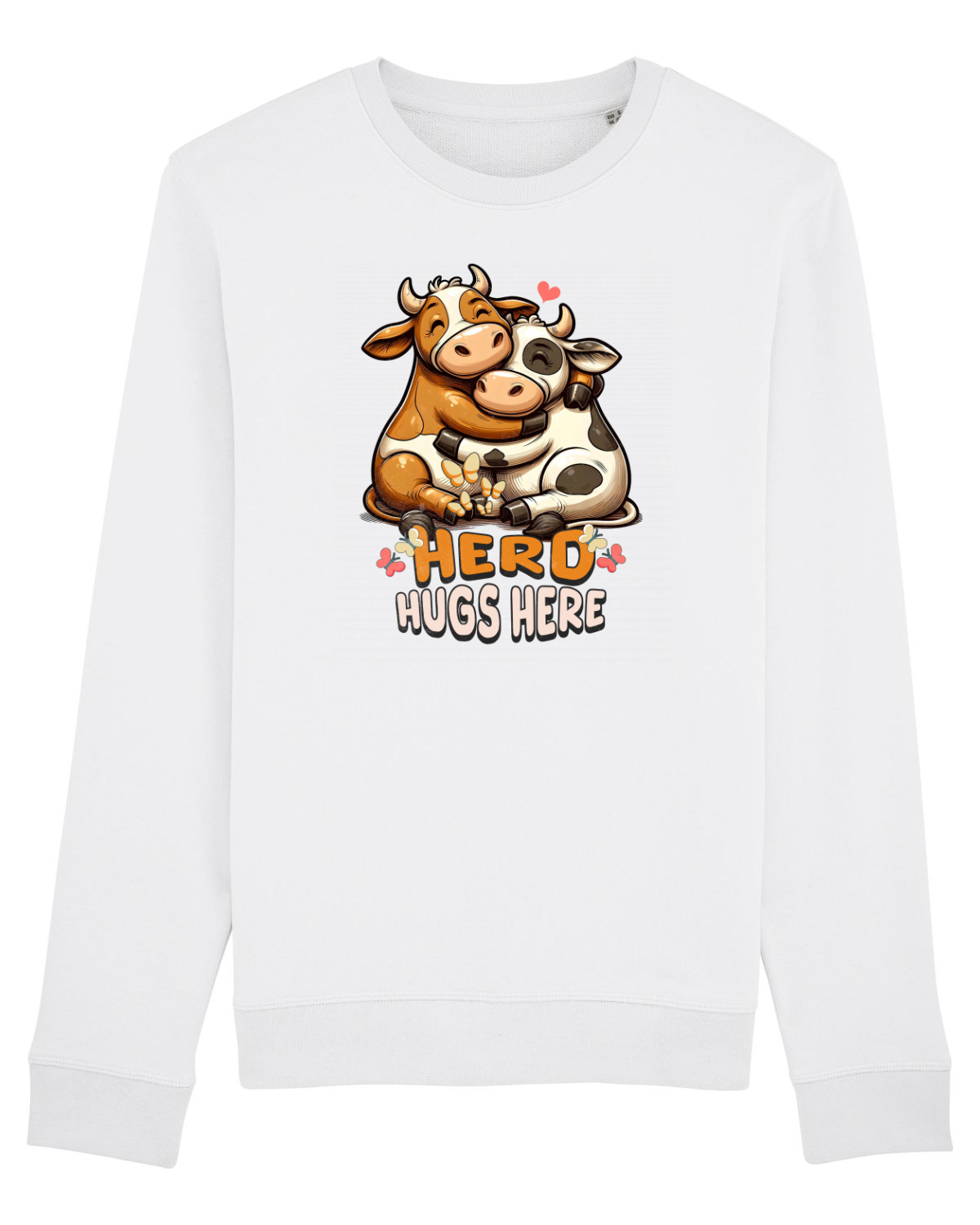 Bluză mânecă lungă Unisex Rise White