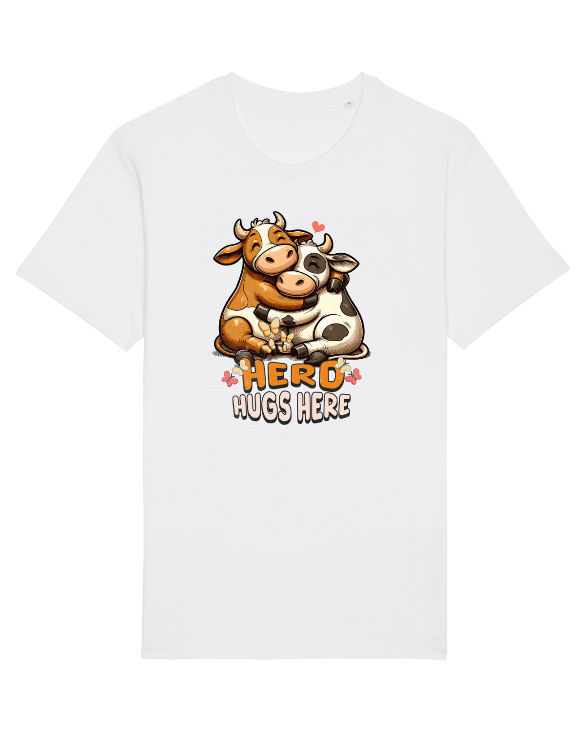 Tricou mânecă scurtă Unisex Rocker White