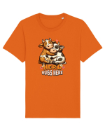 Fata cowgirl, Iubire vacute, Imbratisari la turma Tricou mânecă scurtă Unisex Rocker