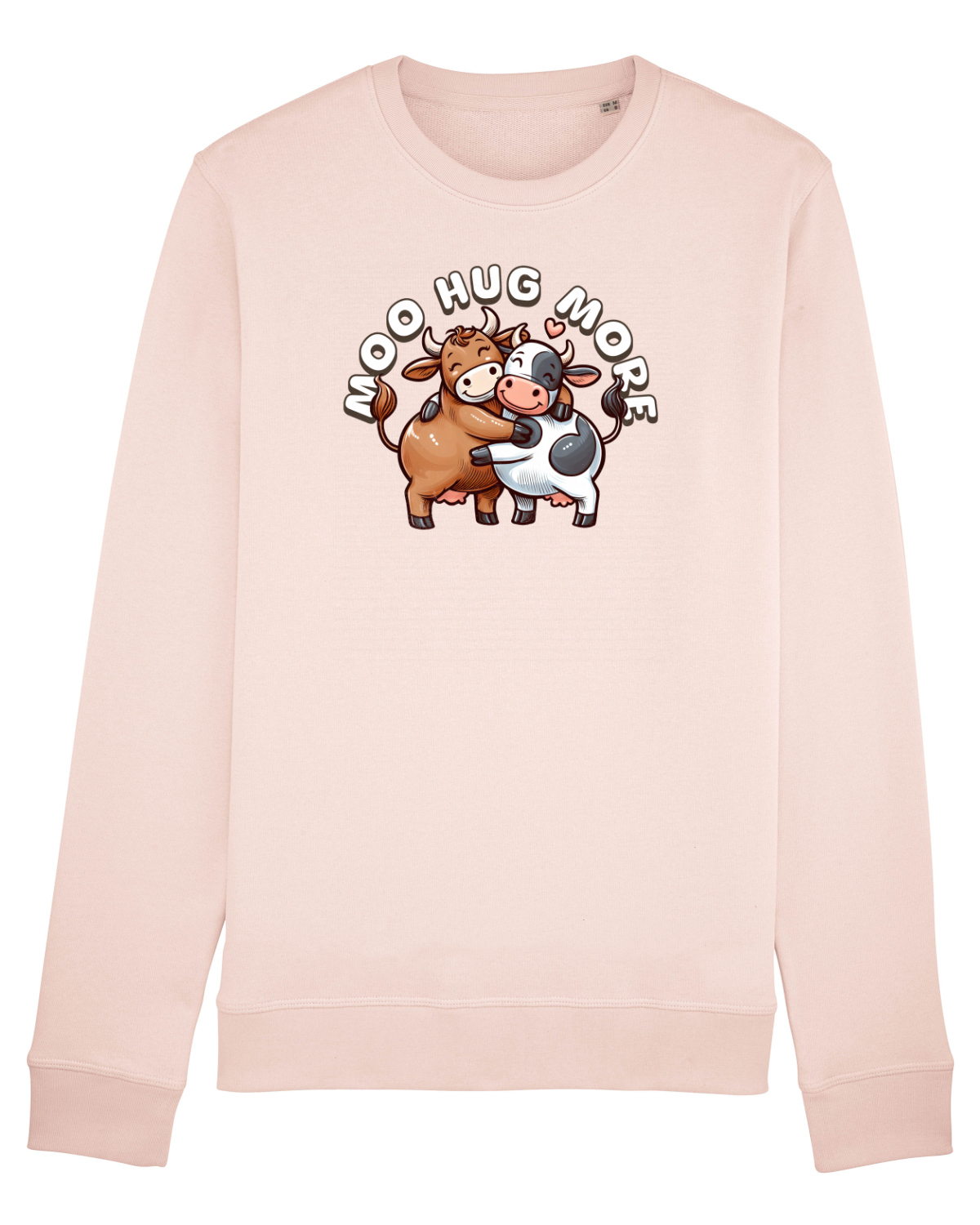 Bluză mânecă lungă Unisex Rise Candy Pink
