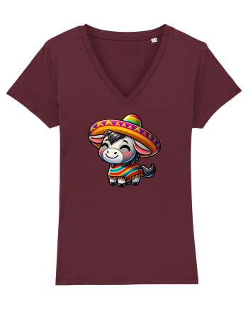 Magar cu sombrero Burgundy