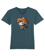 Magar cu sombrero Tricou mânecă scurtă guler V Bărbat Presenter