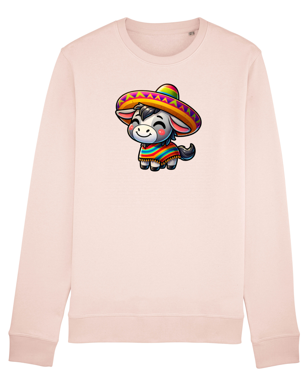 Bluză mânecă lungă Unisex Rise Candy Pink