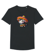 Magar cu sombrero Tricou mânecă scurtă guler larg Bărbat Skater