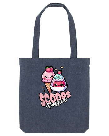 Cupe de înghețată fericire Kawaii Midnight Blue