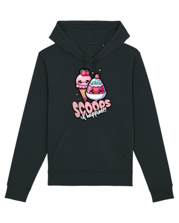 Cupe de înghețată fericire Kawaii Black