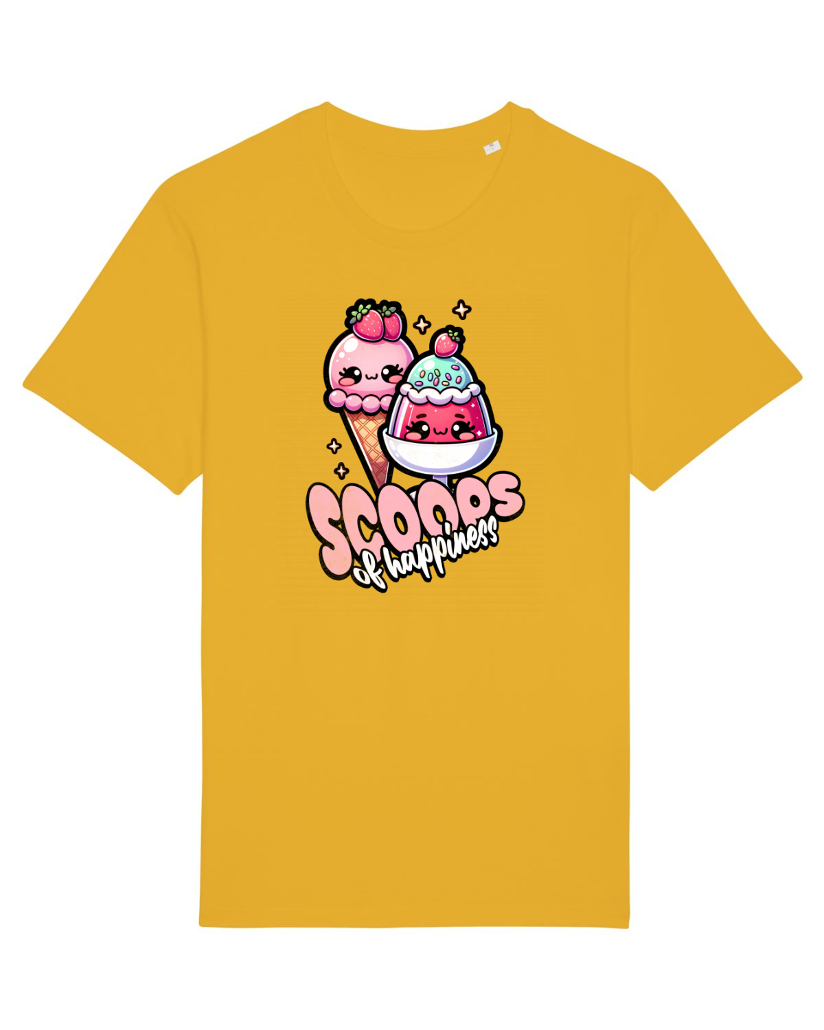 Tricou mânecă scurtă Unisex Rocker Spectra Yellow