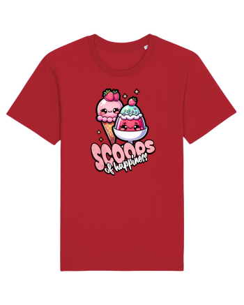 Cupe de înghețată fericire Kawaii Red