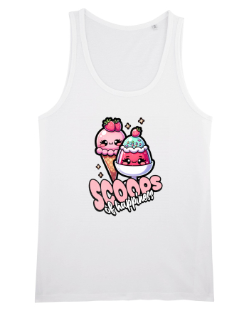 Cupe de înghețată fericire Kawaii White