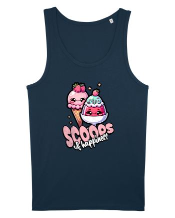 Cupe de înghețată fericire Kawaii Navy
