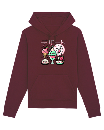Deserturi japoneze Kawaii - Înghețată și Dulciuri Burgundy