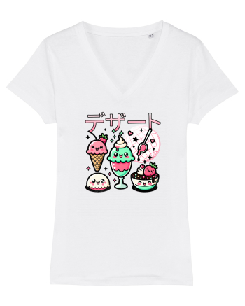 Deserturi japoneze Kawaii - Înghețată și Dulciuri White
