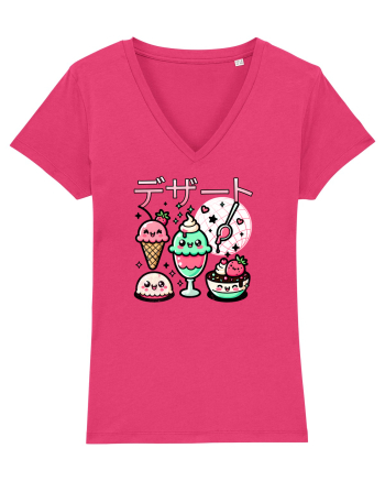 Deserturi japoneze Kawaii - Înghețată și Dulciuri Raspberry