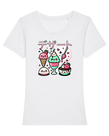 Deserturi japoneze Kawaii - Înghețată și Dulciuri White