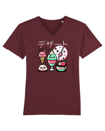 Deserturi japoneze Kawaii - Înghețată și Dulciuri Burgundy
