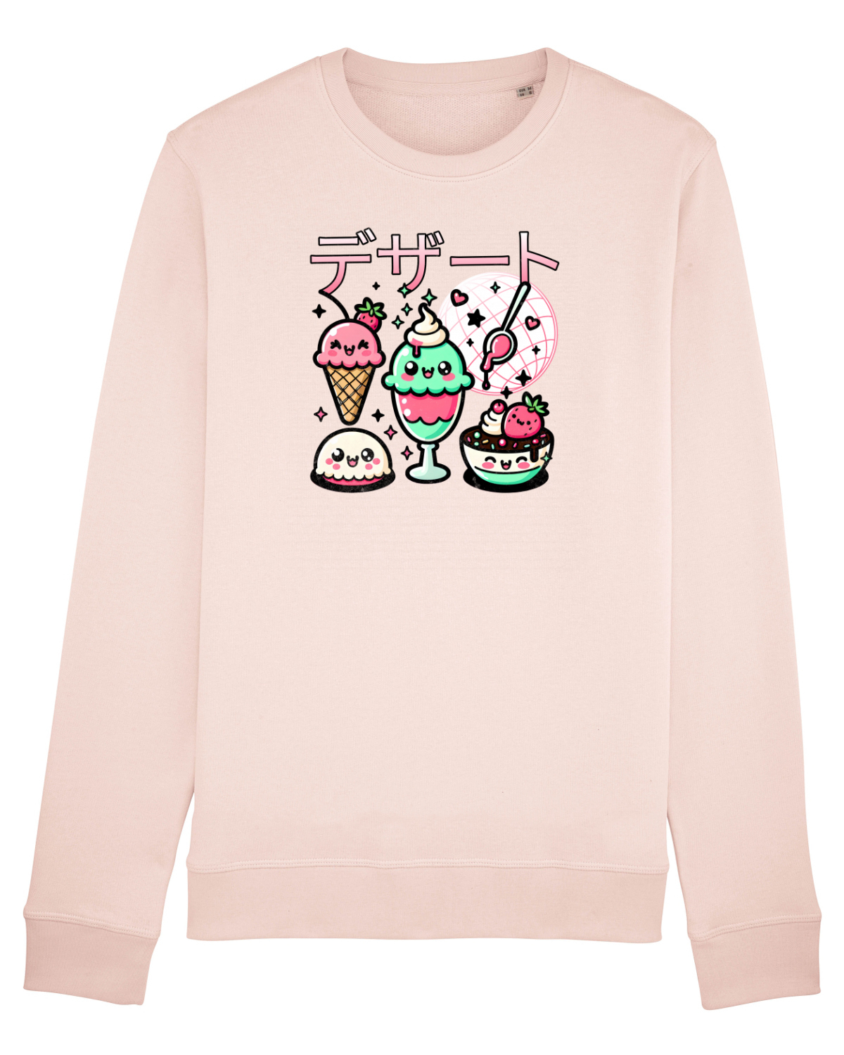 Bluză mânecă lungă Unisex Rise Candy Pink