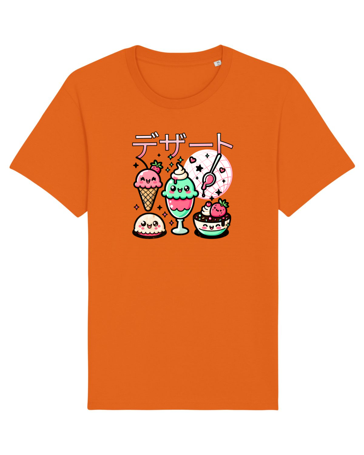 Tricou mânecă scurtă Unisex Rocker Bright Orange