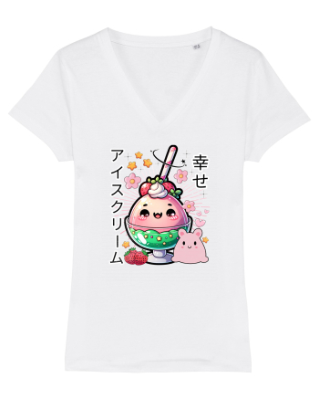 Înghețată japoneză Kawaii Desert White