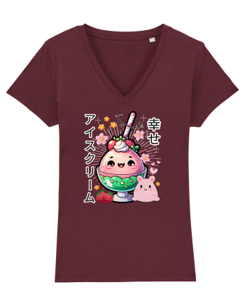 Înghețată japoneză Kawaii Desert Burgundy