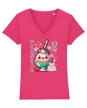 Înghețată japoneză Kawaii Desert Raspberry