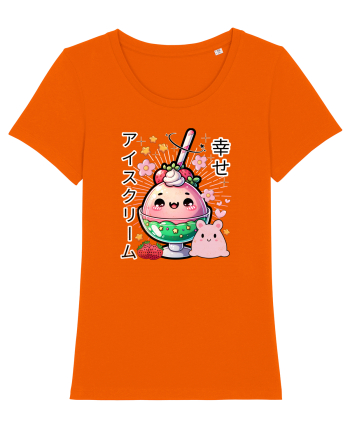 Înghețată japoneză Kawaii Desert Bright Orange