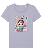 Înghețată japoneză Kawaii Desert Tricou mânecă scurtă guler larg fitted Damă Expresser