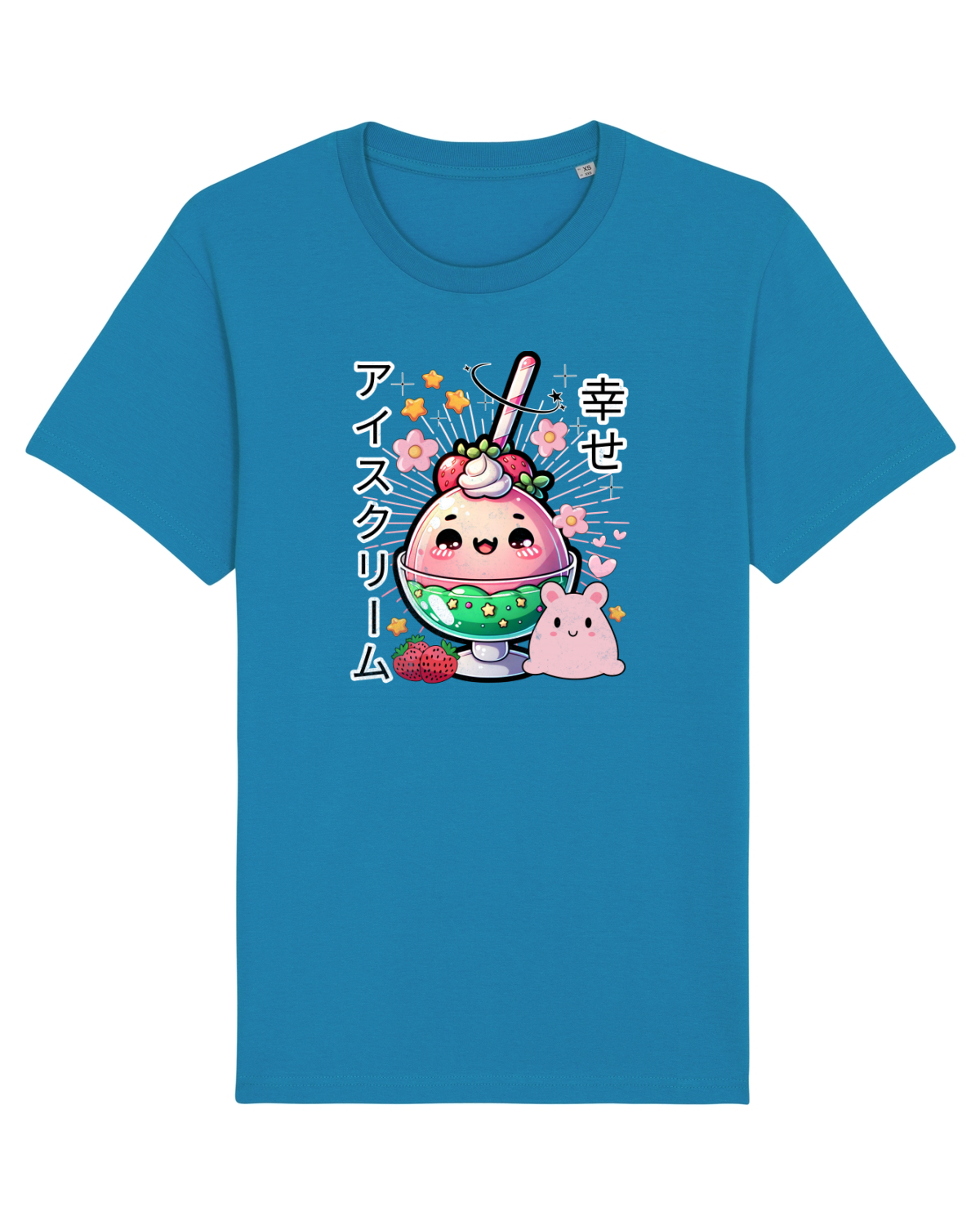 Tricou mânecă scurtă Unisex Rocker Azur