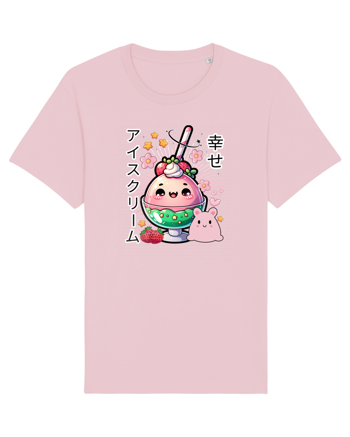 Tricou mânecă scurtă Unisex Rocker Cotton Pink