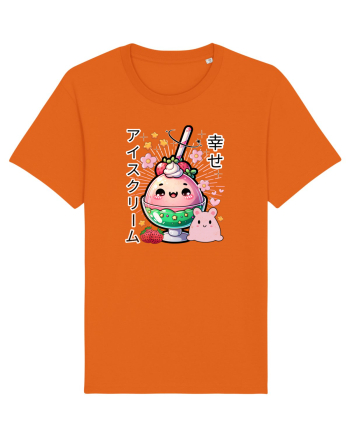 Înghețată japoneză Kawaii Desert Bright Orange
