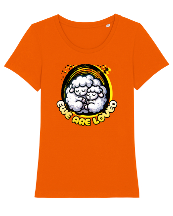 Mamă Iubitoare Oaie- Esti iubit Bright Orange