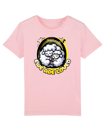 Mamă Iubitoare Oaie- Esti iubit Cotton Pink