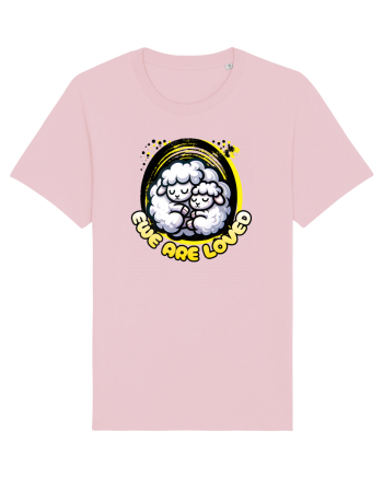 Mamă Iubitoare Oaie- Esti iubit Cotton Pink