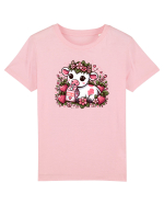 Vaca ce bea Lapte de căpșuni Tricou mânecă scurtă  Copii Mini Creator