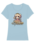 Iubitoare de Popcorn și Prințesa Popcornurilor Tricou mânecă scurtă guler larg fitted Damă Expresser