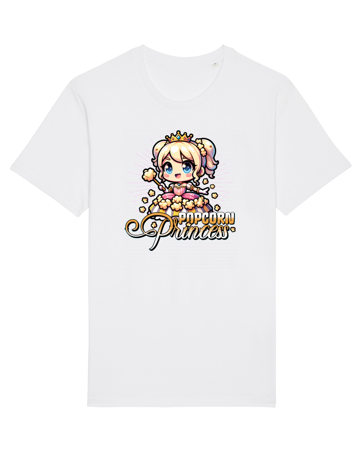 Tricou mânecă scurtă Unisex Rocker White