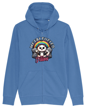 Pisica Rock Cat, o Felina Cu Suflet Rock Metal Bright Blue