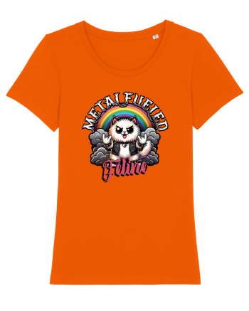 Pisica Rock Cat, o Felina Cu Suflet Rock Metal Bright Orange