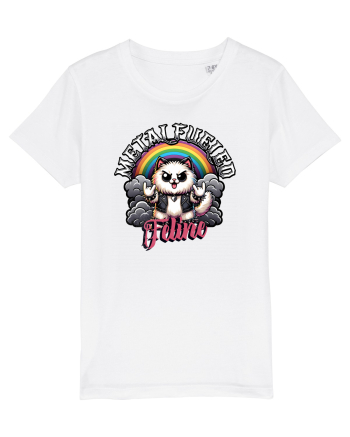 Pisica Rock Cat, o Felina Cu Suflet Rock Metal White