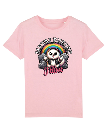 Pisica Rock Cat, o Felina Cu Suflet Rock Metal Cotton Pink