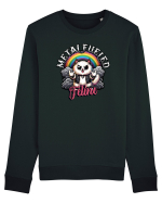 Pisica Rock Cat, o Felina Cu Suflet Rock Metal Bluză mânecă lungă Unisex Rise