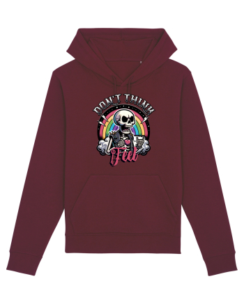 Schelet Rocker - Nu mai gandi, simte! Burgundy