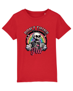 Schelet Rocker - Nu mai gandi, simte! Tricou mânecă scurtă  Copii Mini Creator