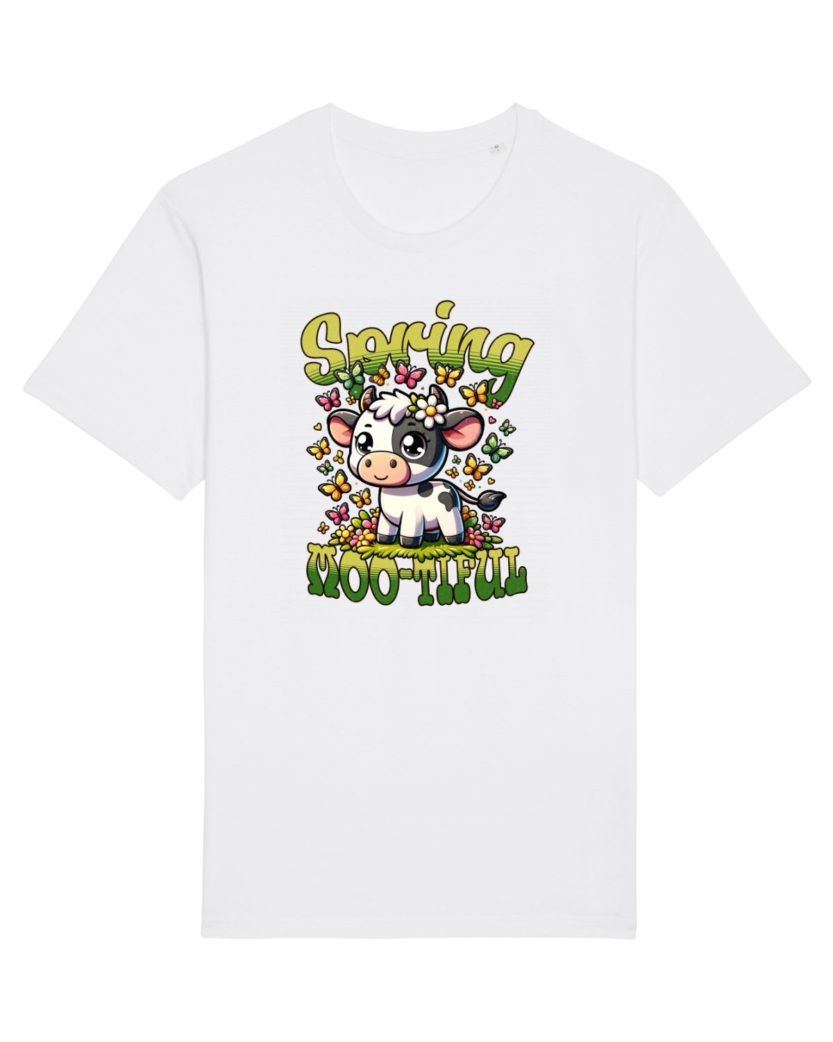 Tricou mânecă scurtă Unisex Rocker White