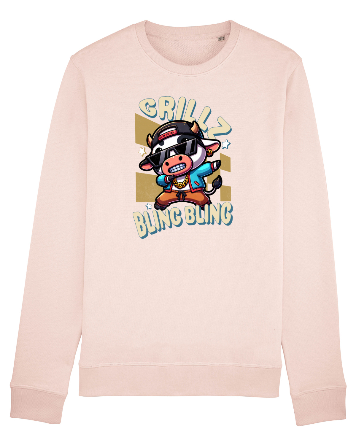 Bluză mânecă lungă Unisex Rise Candy Pink