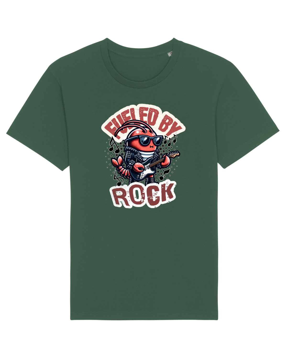 Tricou mânecă scurtă Unisex Rocker Bottle Green