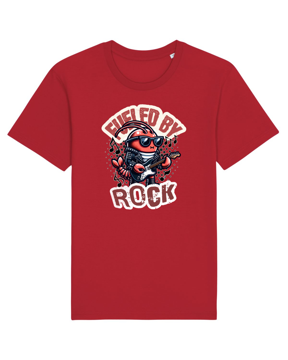 Tricou mânecă scurtă Unisex Rocker Red