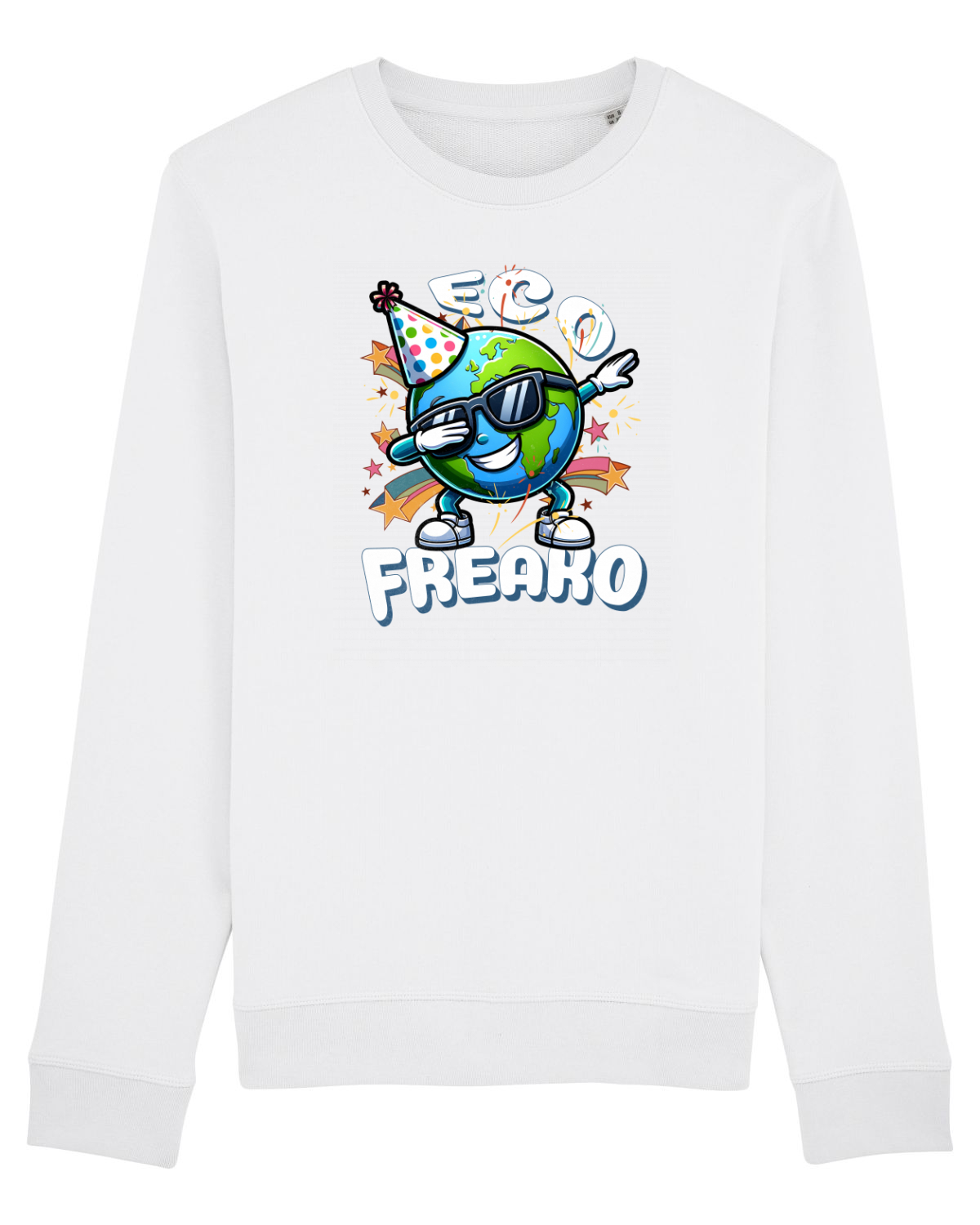 Bluză mânecă lungă Unisex Rise White