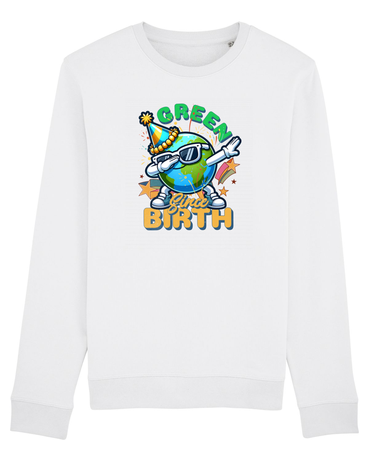 Bluză mânecă lungă Unisex Rise White